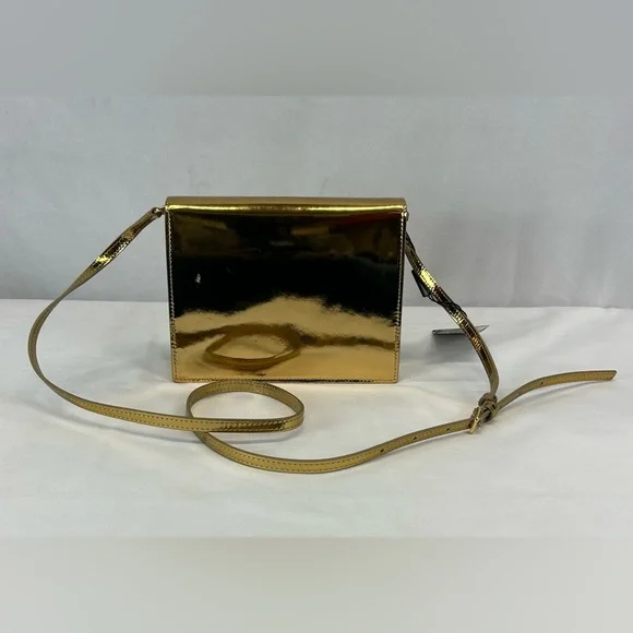 Dolce & Gabbana Gold DG Logo Crossbody Bag - Picture 6 of 12